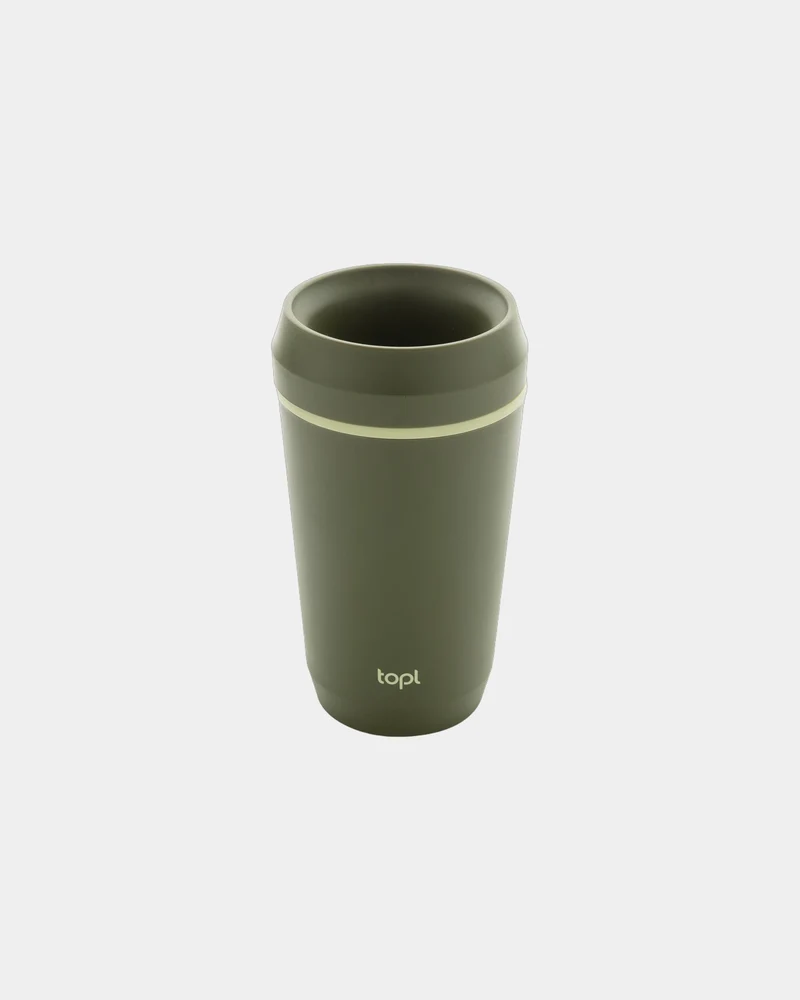 Mug reciclado tapa 360° 354ml para personalizar