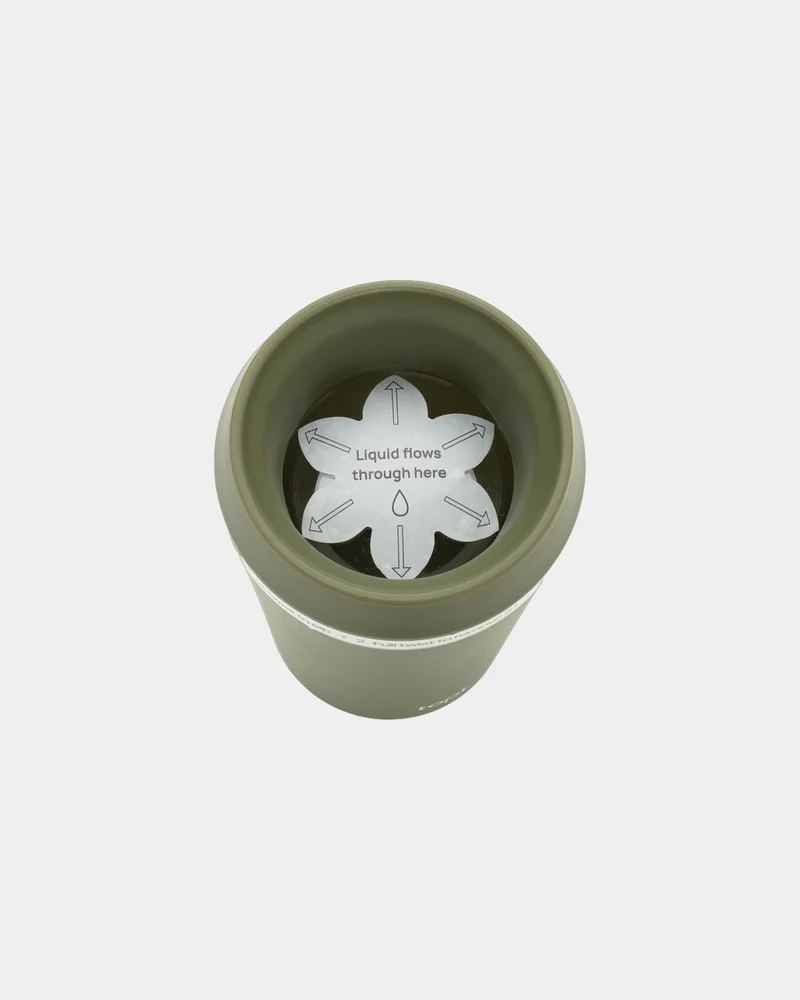Mug reciclado tapa 360° 354ml para personalizar
