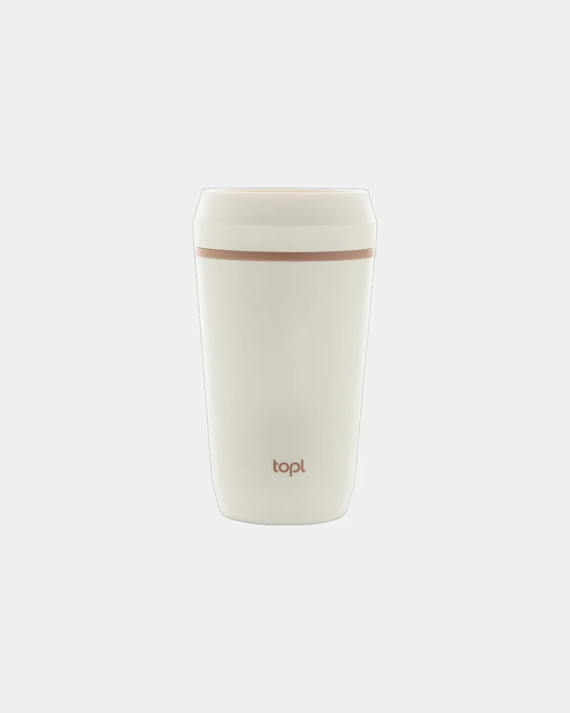 Mug reciclado tapa 360° 354ml para personalizar