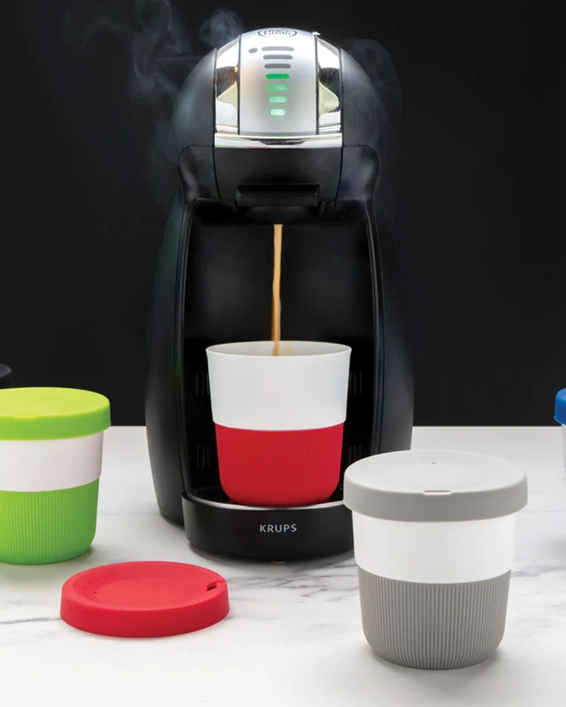 Taza de café PLA 280ml con silicona para personalizar