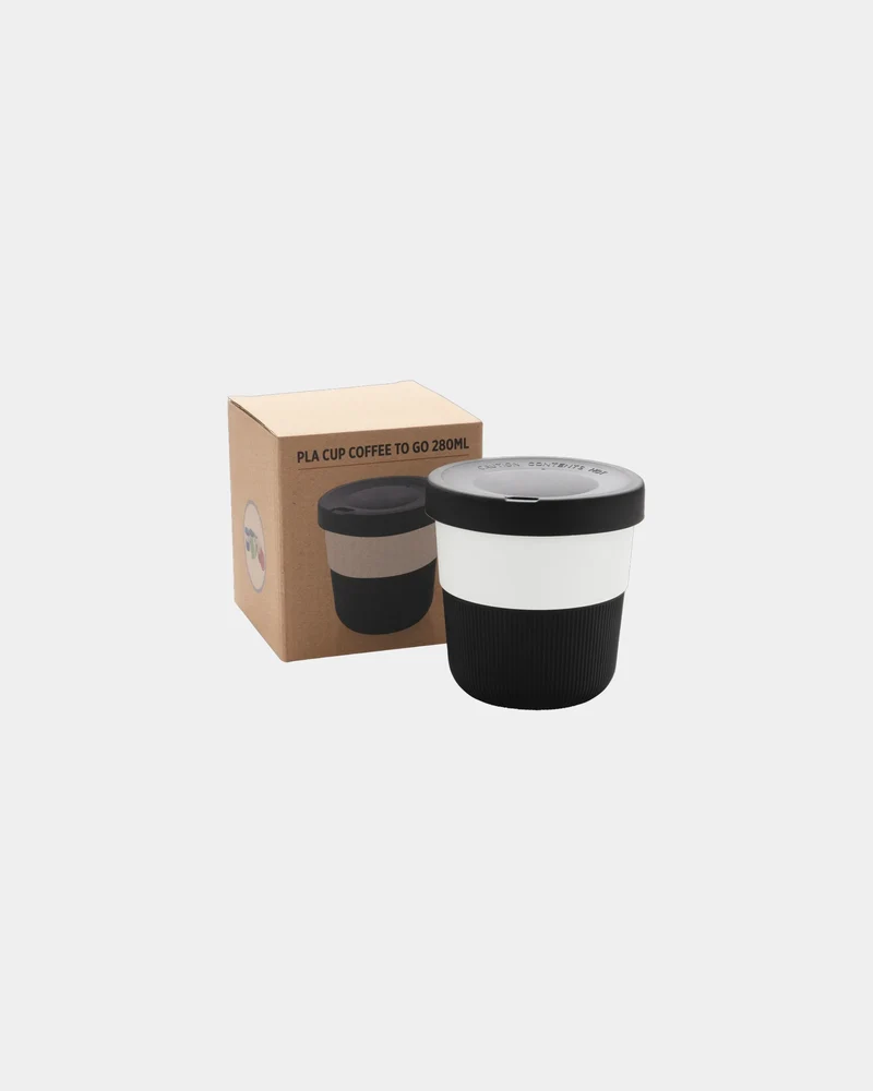 Taza de café PLA 280ml con silicona para personalizar