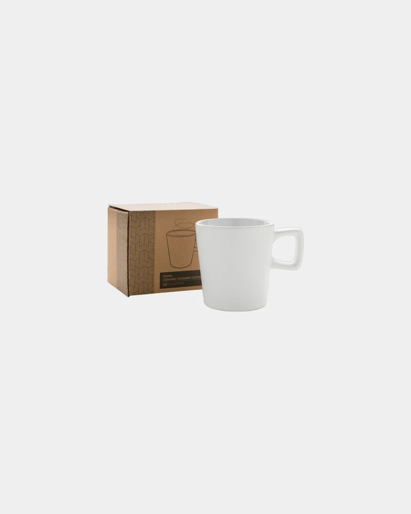 Taza de cerámica 300ml diseño moderno para personalizar
