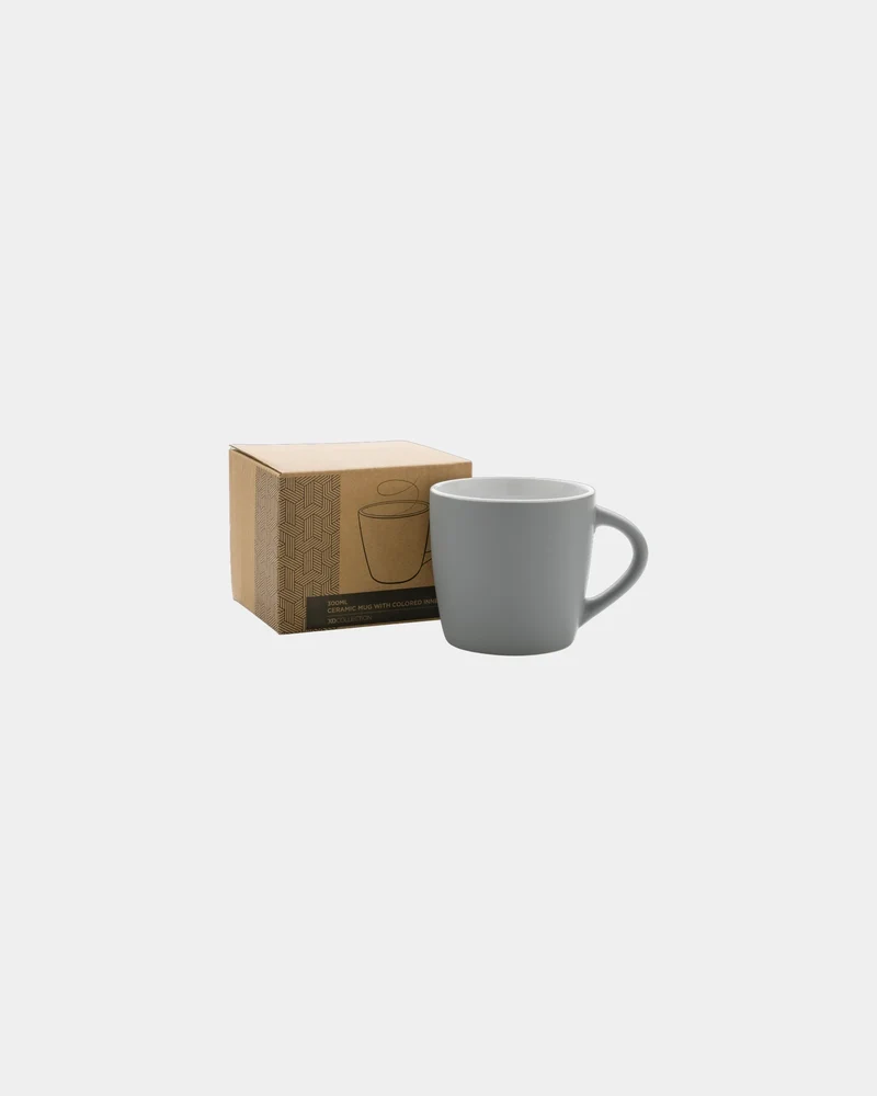 Taza cerámica 300ml interior de color para personalizar