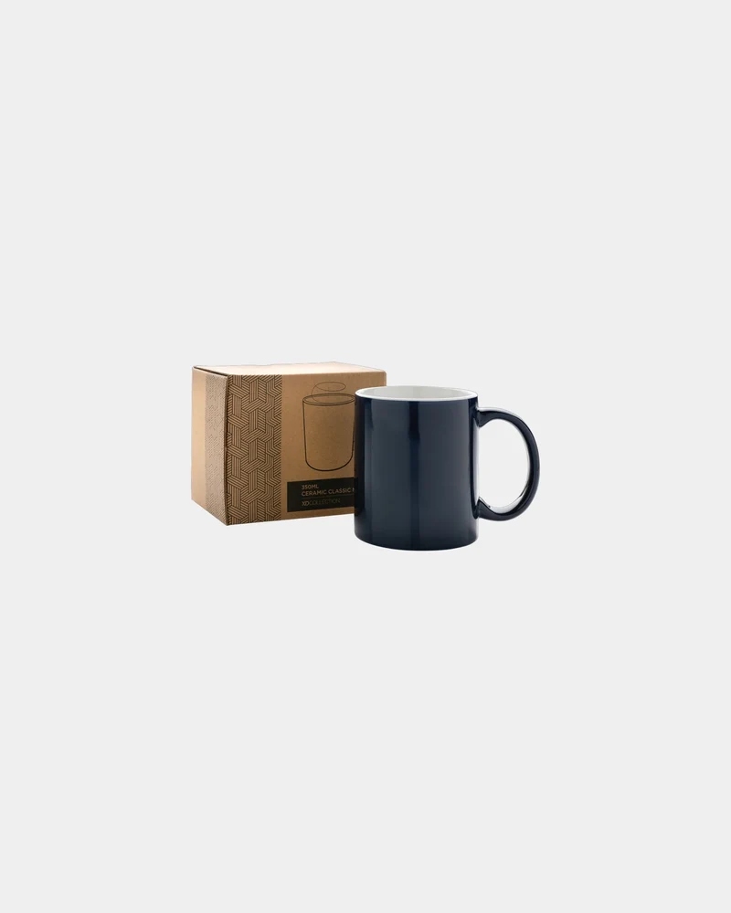 Taza cerámica 350ml apta lavavajillas para personalizar