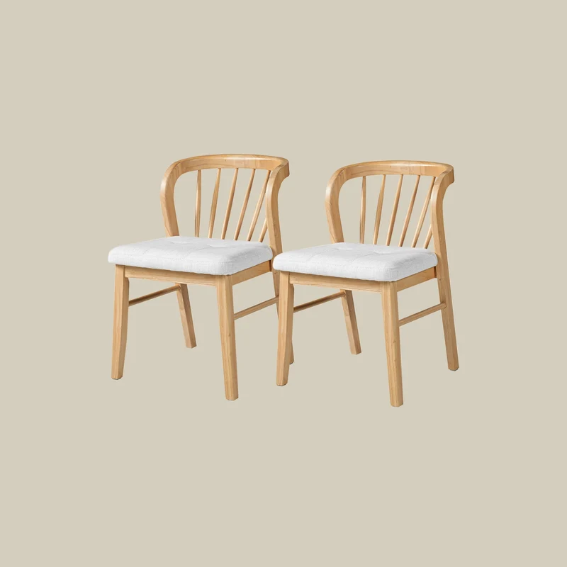 Windsor-Style Rubberwood Gaming & Dining Chairs