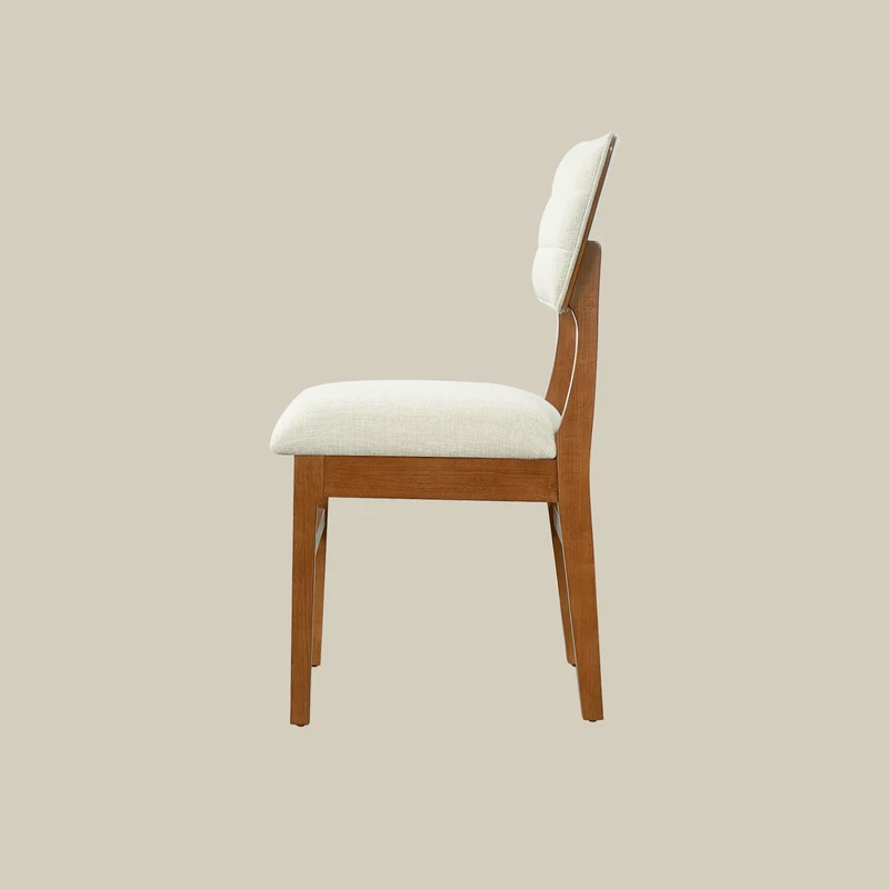 Upholstered Rubberwood Gaming & Dining Chairs (4–Pack)