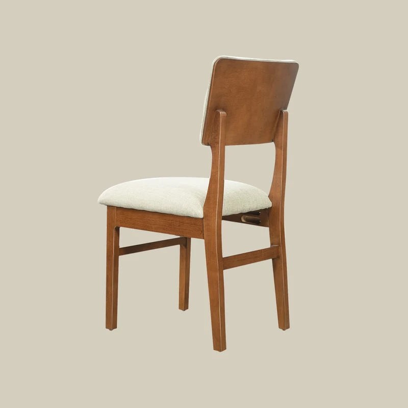 Upholstered Rubberwood Gaming & Dining Chairs (4–Pack)