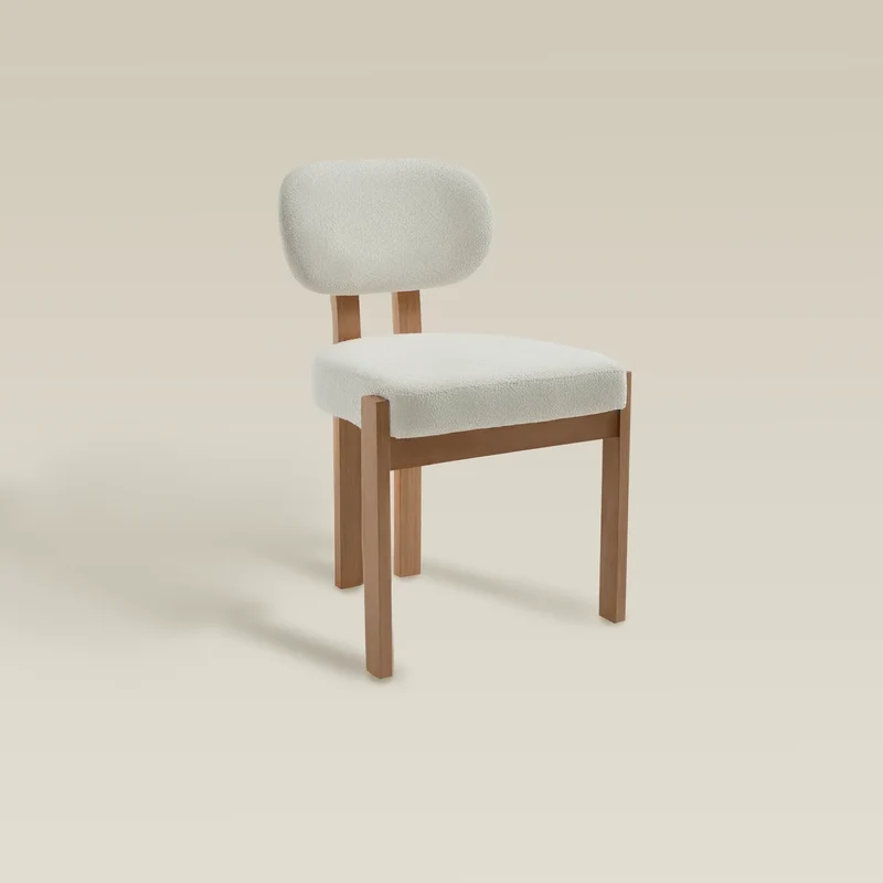 Wooden Fabric Upholstered Chairs