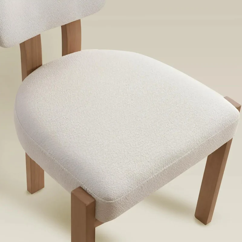 Wooden Fabric Upholstered Chairs