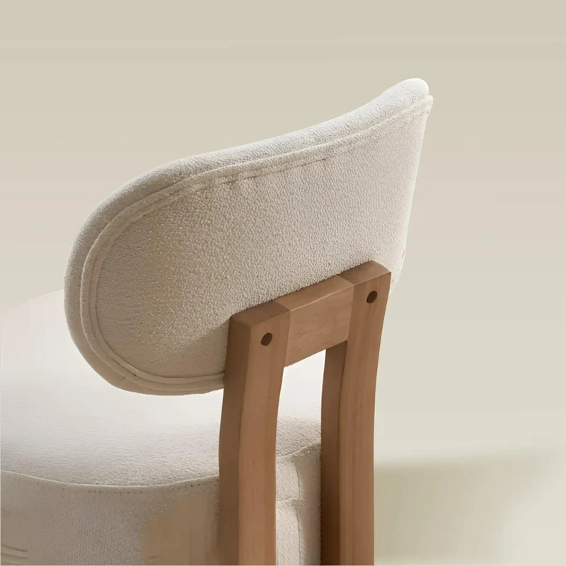 Wooden Fabric Upholstered Chairs