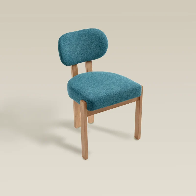 Wooden Fabric Upholstered Chairs