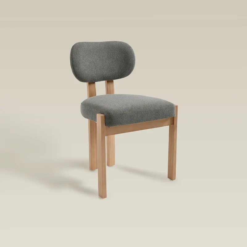 Wooden Fabric Upholstered Chairs