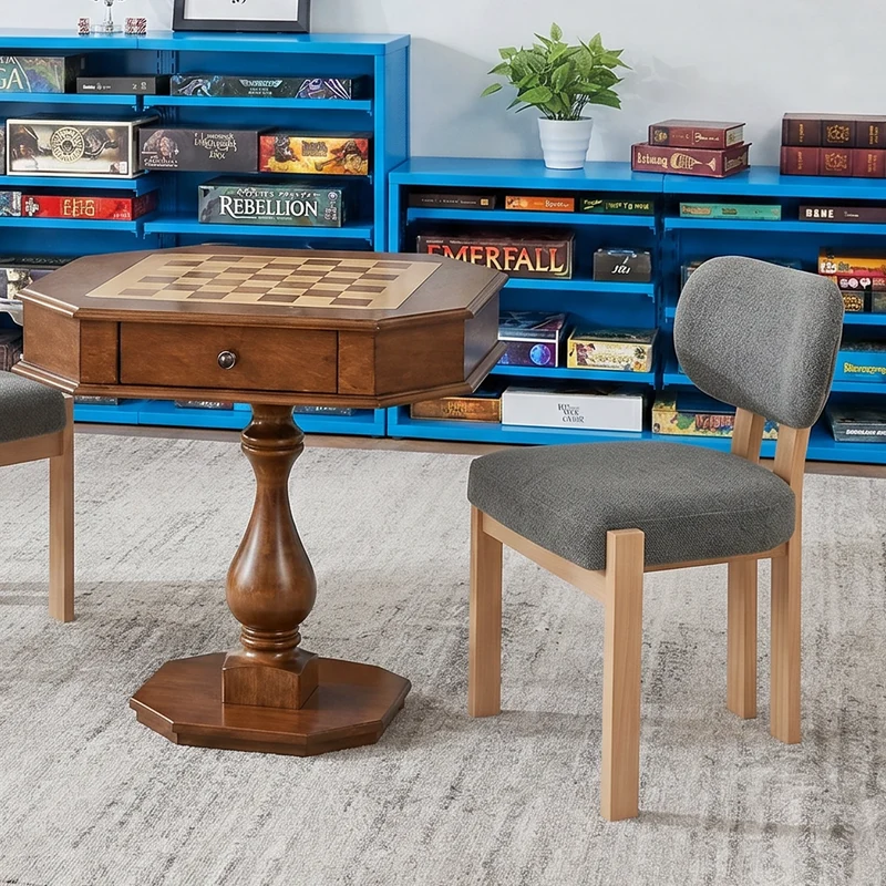 Wooden Fabric Upholstered Chairs