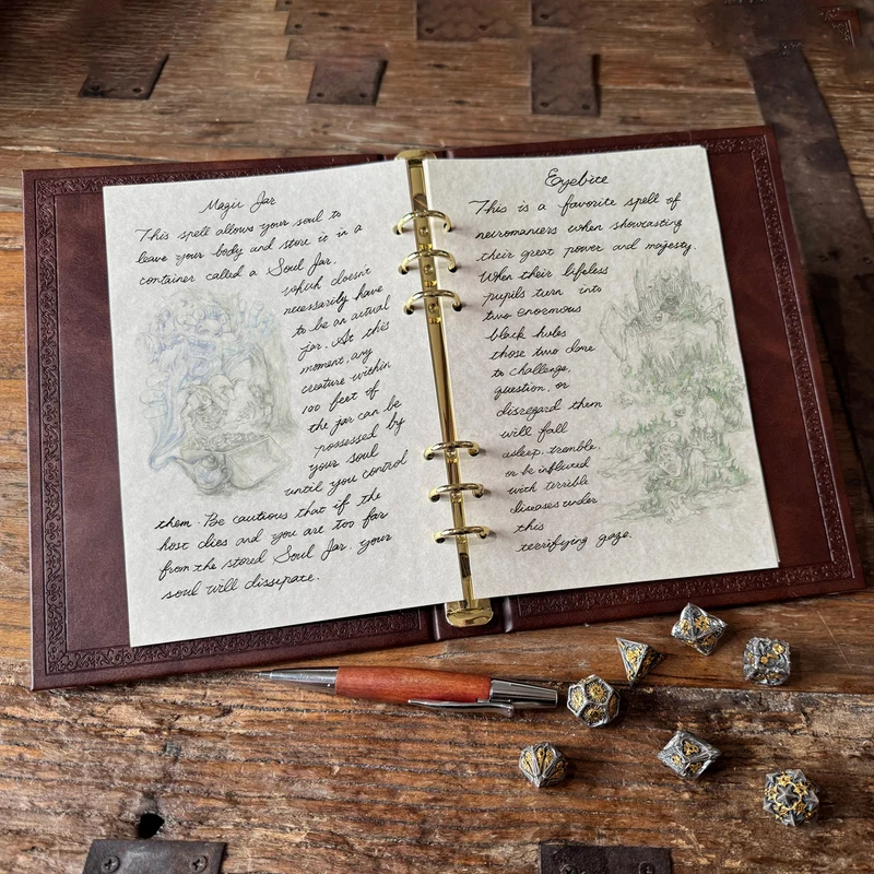Premium Spellbook Pages (180 Pages)