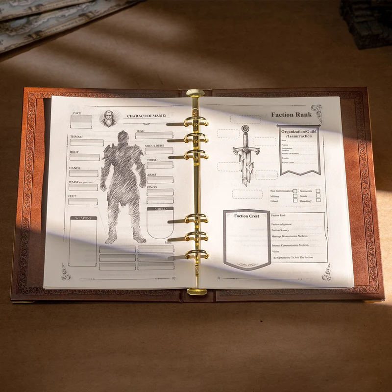 Recitativo: Adventure Binder for TTRPG & Board Games