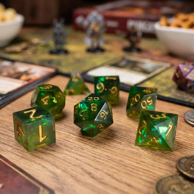 UV Color-Changing RPG Dice Set for D&D & Tabletop Games