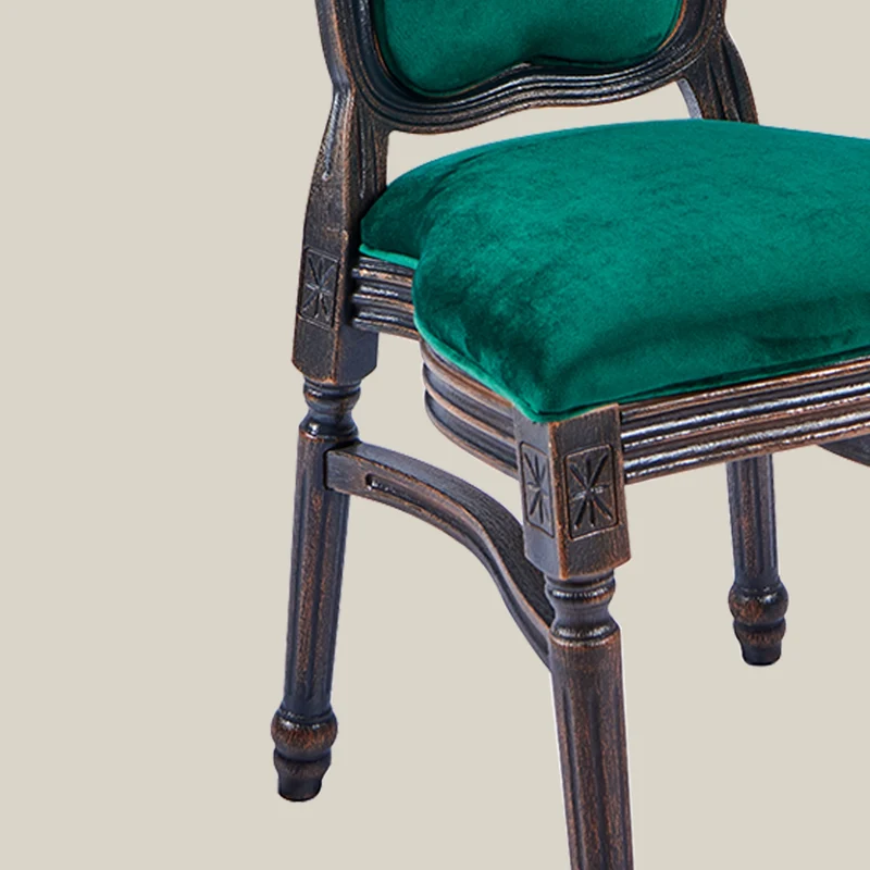 French Vintage Upholstered Dining Chair