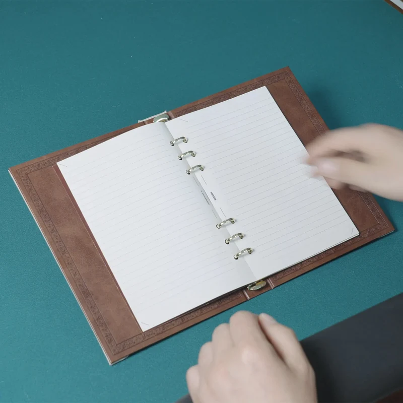 Legendary Gilded Ruled Pages | A5 6-Ring RPG Binder Refills