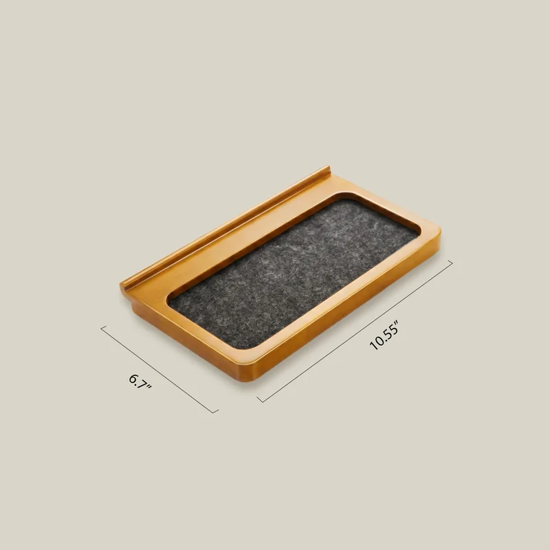 Premium Wooden Organizer Tray Set (2-Pack)