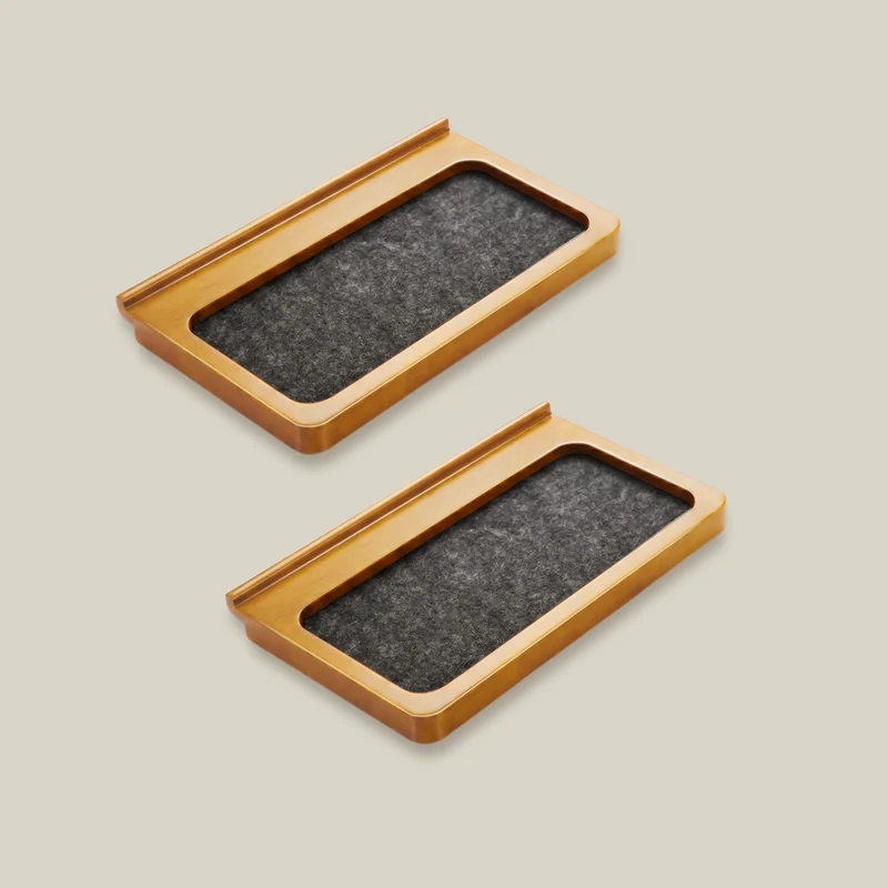 Premium Wooden Organizer Tray Set (2-Pack)