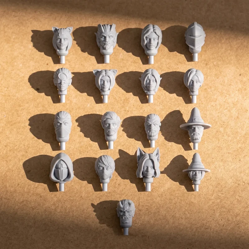Magnetic Miniatures Head Expansion Pack (Choose Your Race)