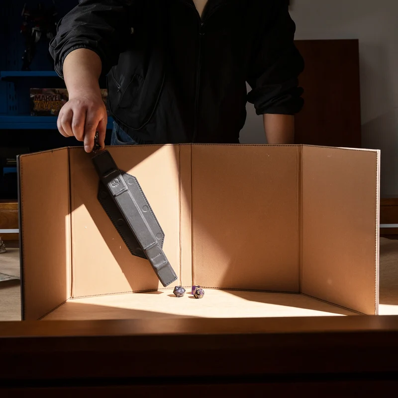Equation: Magnetic DM Screen with Dice Tower