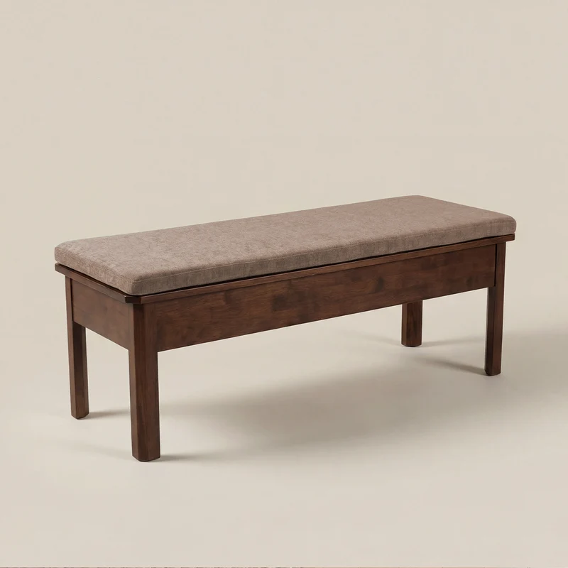Removable Bench Cushion with Non-Slip Base