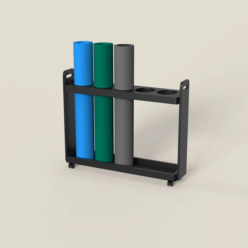 Deluxe Rolling Playmat Storage Rack