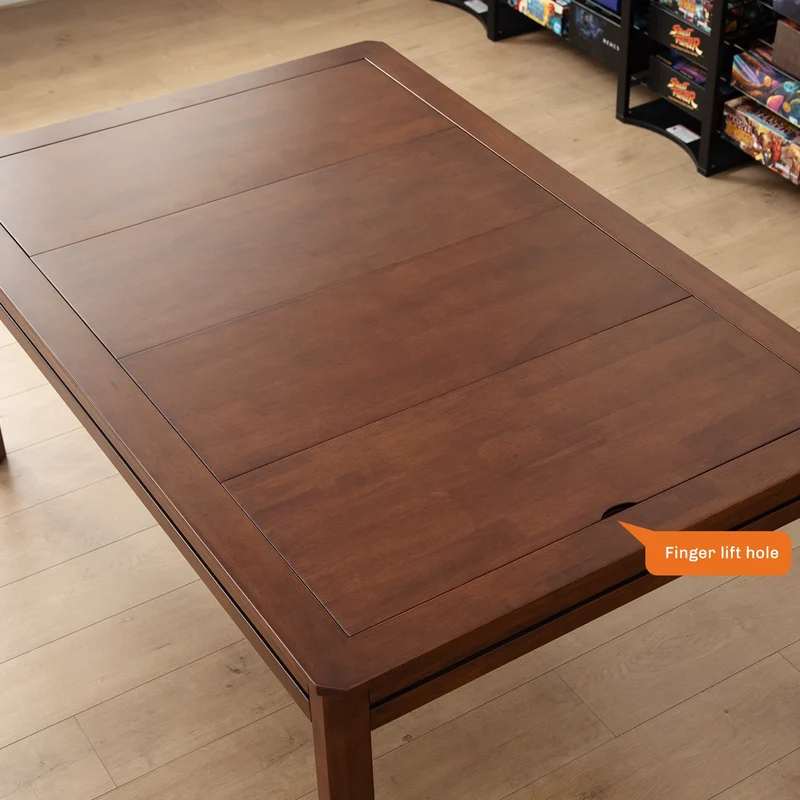 LED Kingswood 3×5' Solid Wood Game Table with Topper