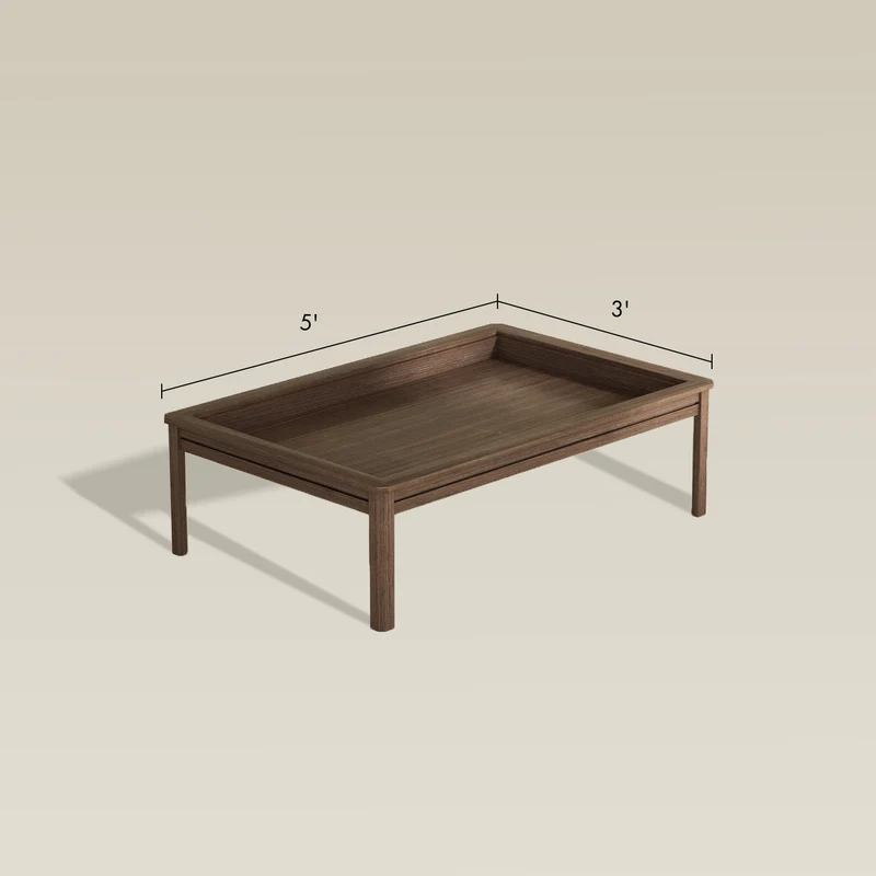 Wooden Coffee Table Conversion Kit for 3×5' Kingswood Wooden Table