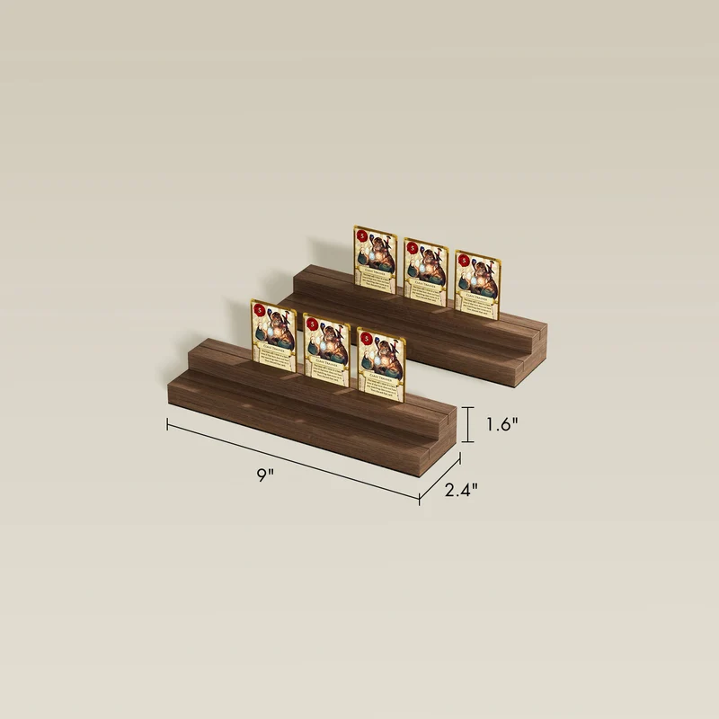Rail-Sitting Card Holders (2-Pack)