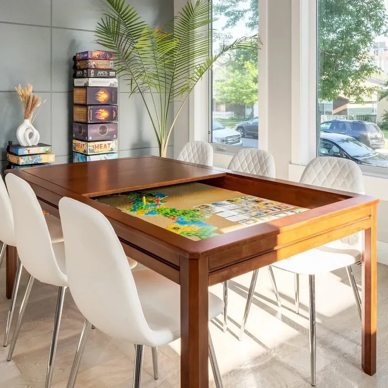 Kingswood 3×5' Solid Wood Game Table with Topper