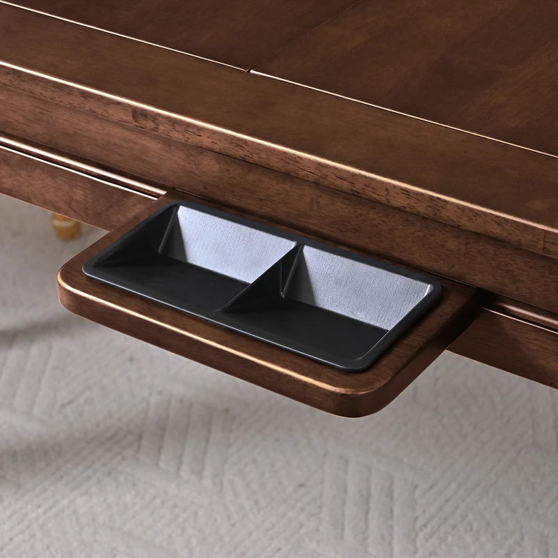 DECK AND DISCARD Holders for Wooden Table
