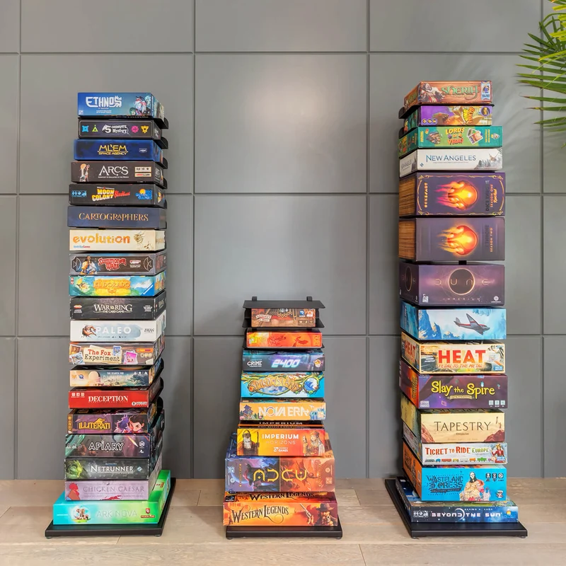 GamePillar Adjustable Board Game Tower – Tall (155cm)