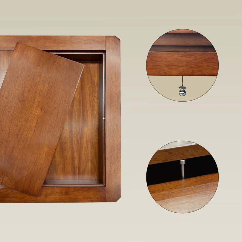 Wooden Coffee Gaming Table With Topper