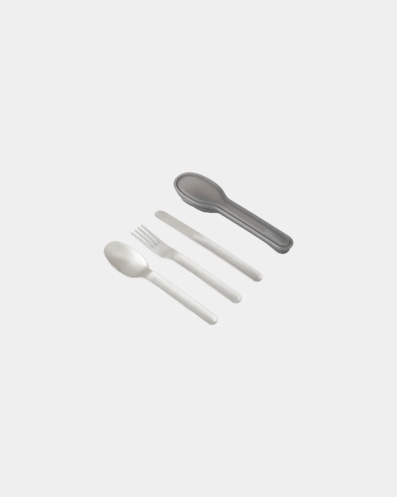 Set de cubiertos Black + Blum acero para personalizar