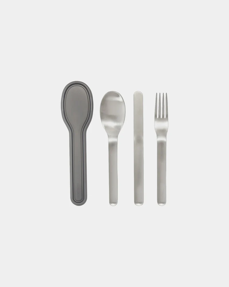 Set de cubiertos Black + Blum acero para personalizar