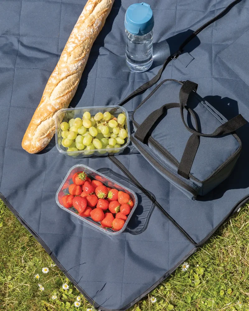 Manta de picnic plegable rPET 145x130 para personalizar