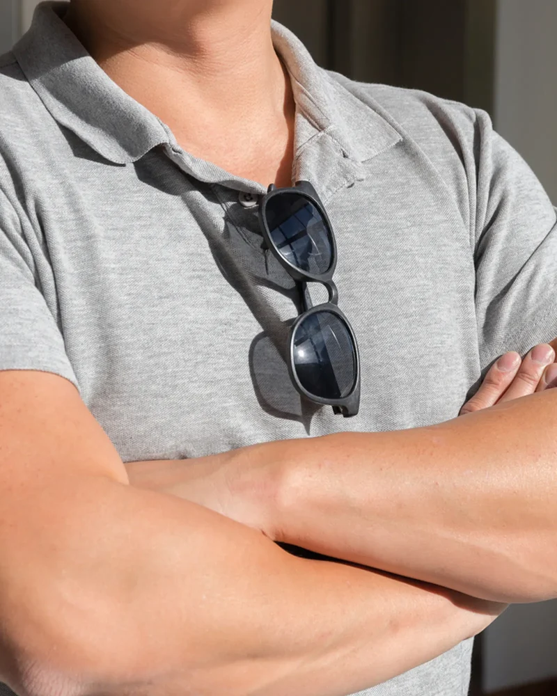 Gafas de sol fibra de paja UV400 para personalizar