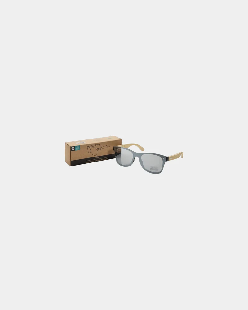 Gafas de sol de plástico reciclado y bambú para personalizar