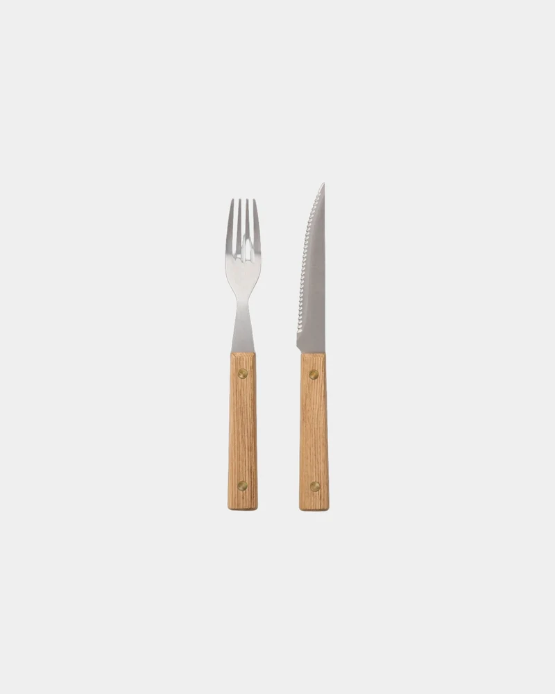 Set de cubiertos madera FSC Vinga Paso para personalizar