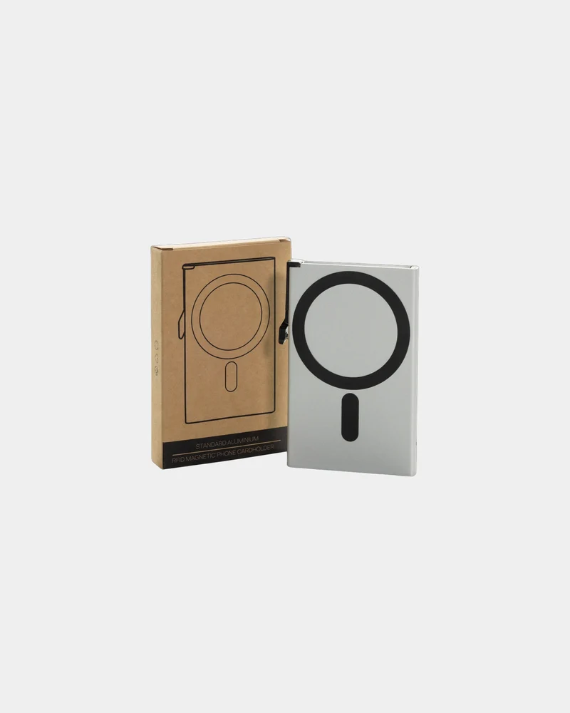 Tarjetero magnético aluminio antiRFID para personalizar