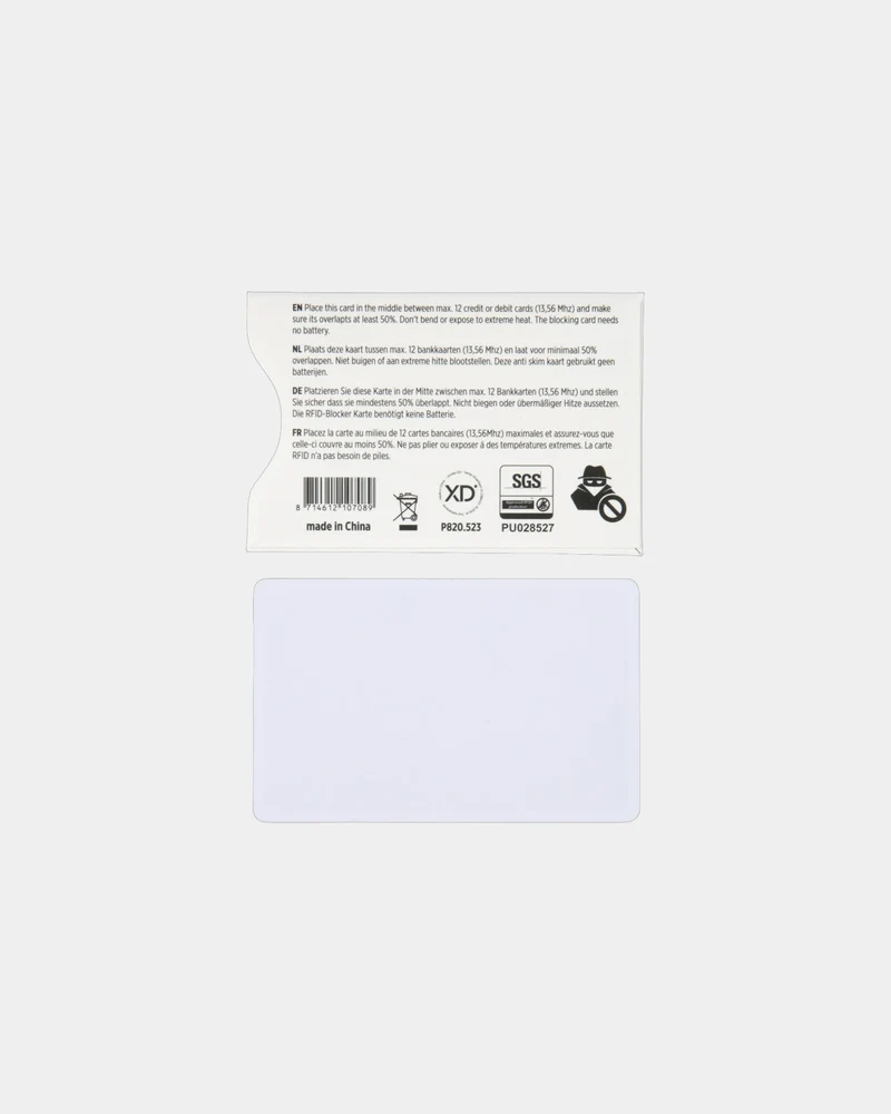 Tarjeta bloqueadora RFID PVC para personalizar