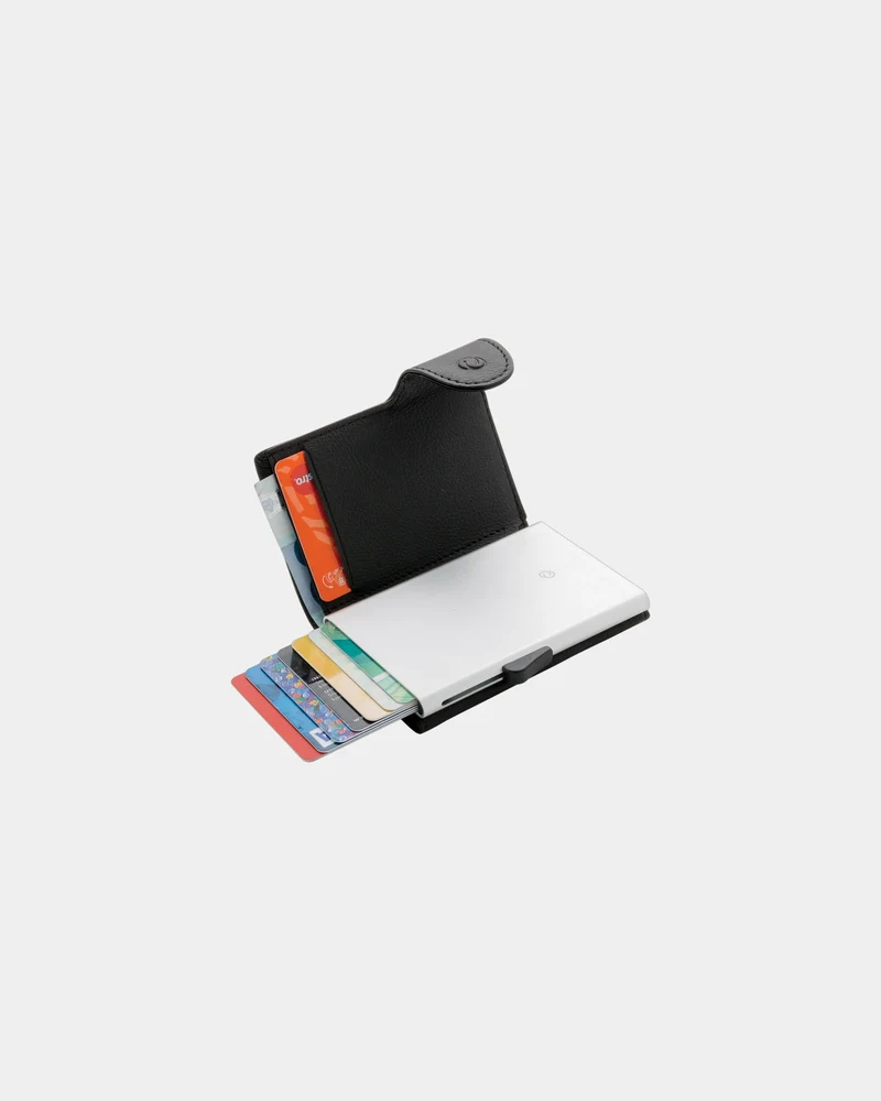 Tarjetero antirrobo RFID aluminio para personalizar