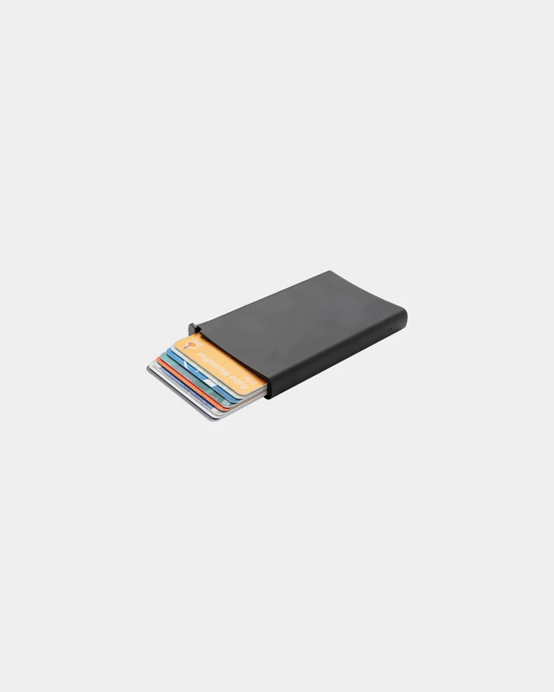 Tarjetero de aluminio antirrobo RFID para personalizar
