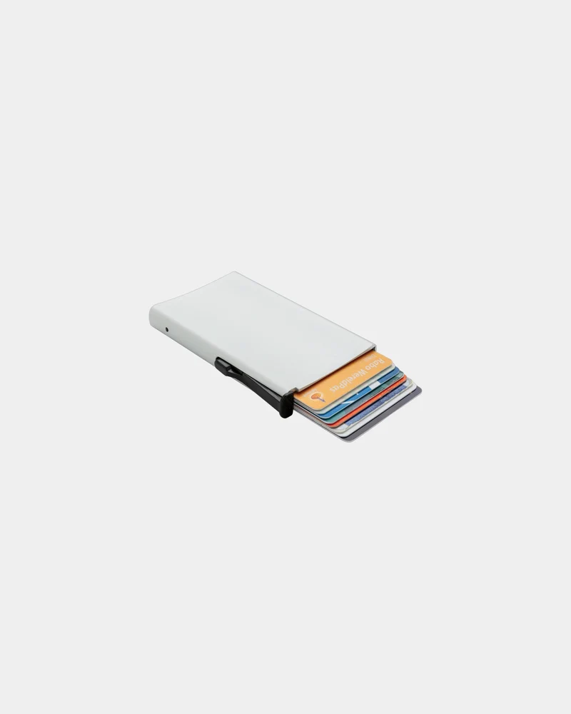 Tarjetero de aluminio antirrobo RFID para personalizar