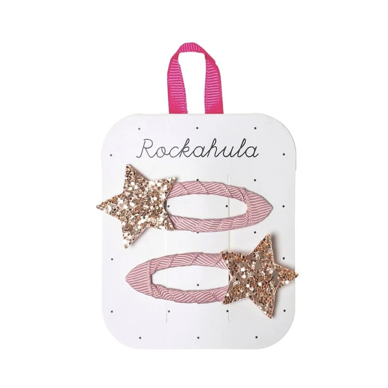 Clips Pelo Starlight Pink Rockahula