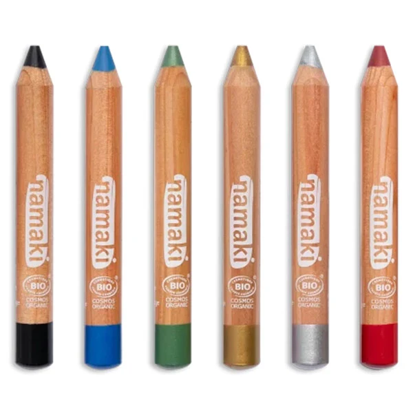 Set 6 Lápices Maquillaje Orgánico Namaki Intergaláctico